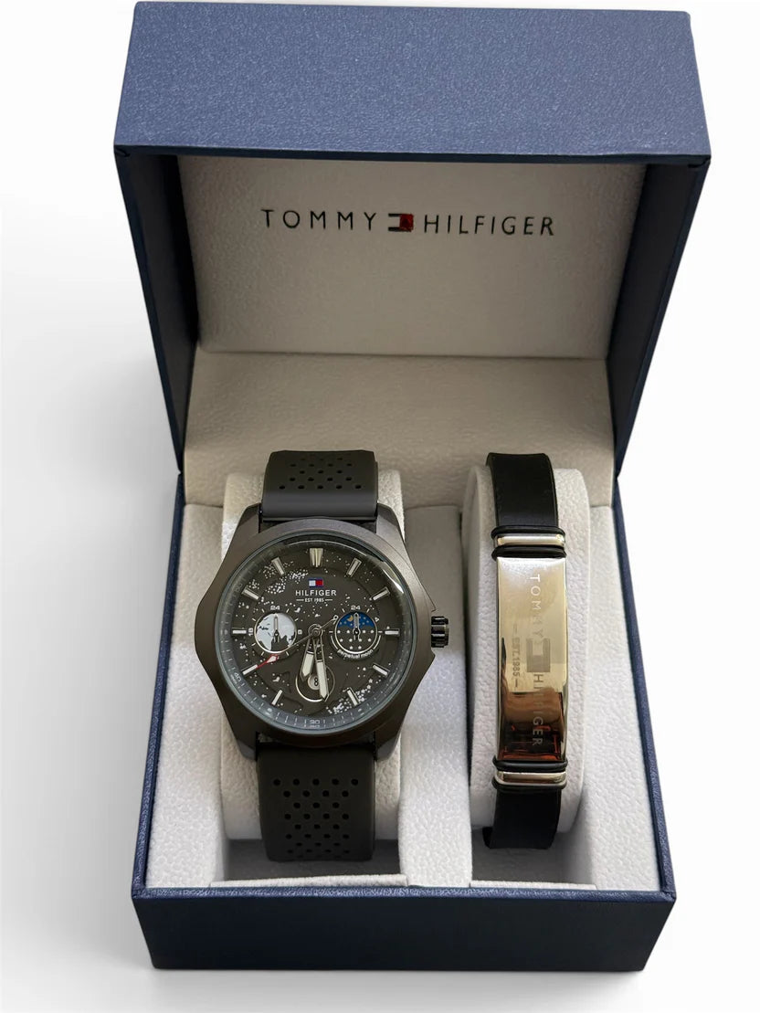 Tommy Hilfiger watch 40mm & bracelet set MATT
