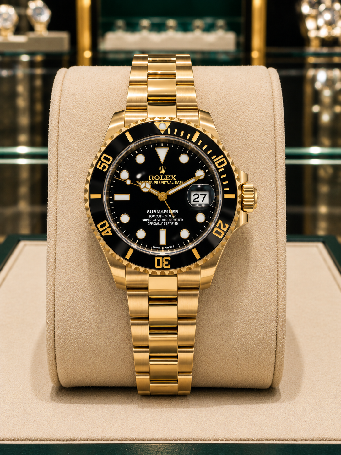 ROLEX SUBMARINER "GOLD BLACK-OYSTER"