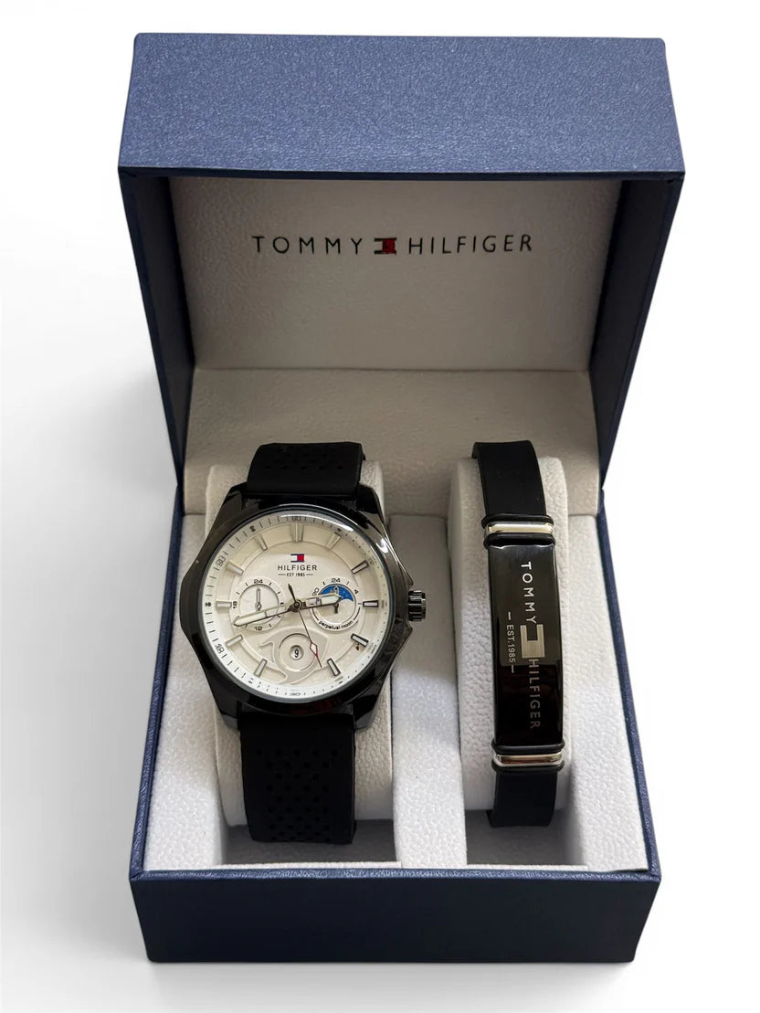 Tommy Hilfiger watch 40mm & bracelet set SHINY