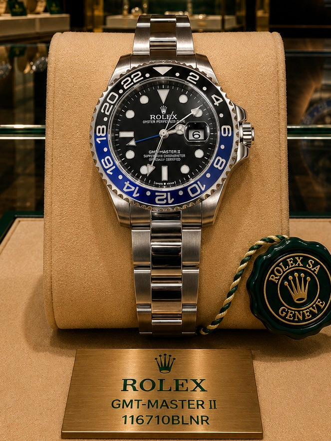 ROLEX GMT MASTER II "BATMAN-OYSTER"
