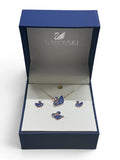 Swarovski set gift box blue