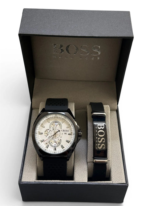 Boss watch 40mm & bracelet set SHINY