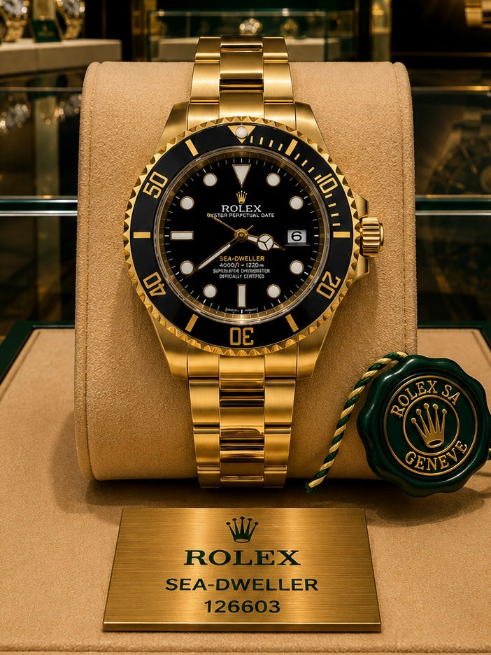 ROLEX DEEPSEA DWELLER  "GOLD-BLACK"