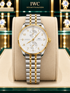 IWC SHAFFHAUSE PORTUGIESER "TWO TONE WHITE"