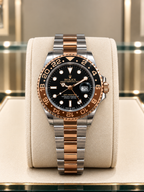 ROLEX GMT MASTER II "EVEROSE GOLD-OYSTER"