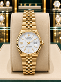 ROLEX DATE JUST"GOLD WHITE-JUBILEE"