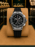 HUBLOT BING BANG CHRONOGRAPH "STEEL-BLACK"