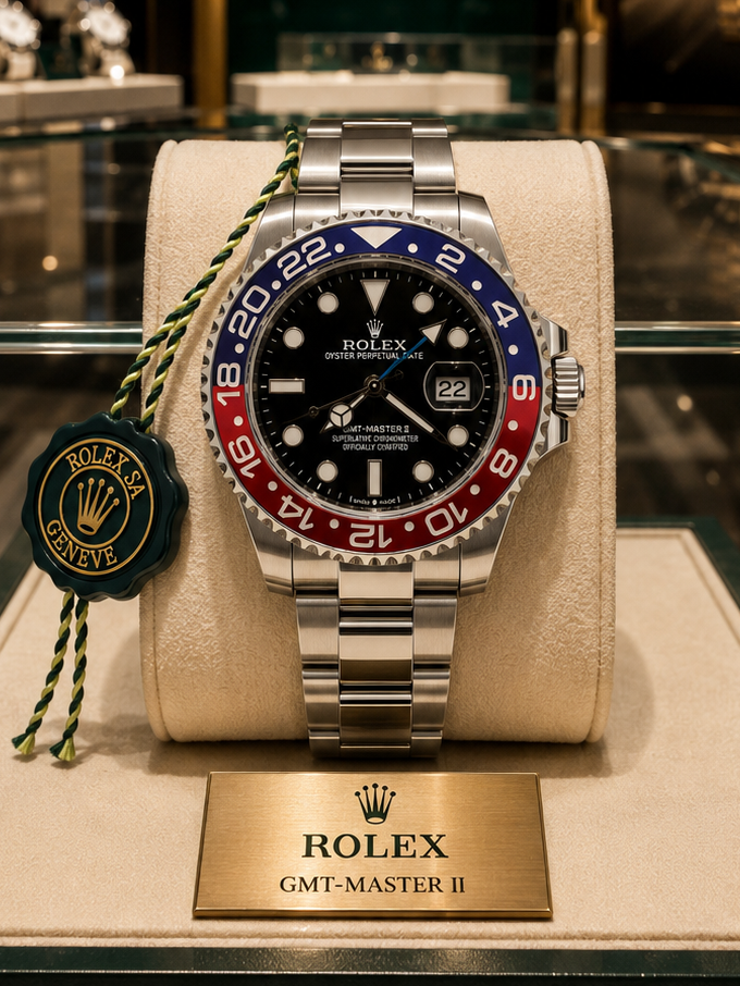 ROLEX GMT MASTER II "PEPSI-OYSTER"