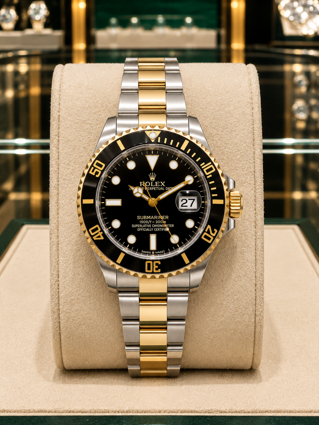 ROLEX SUBMARINER "TWO TONE BLACK-OYSTER"