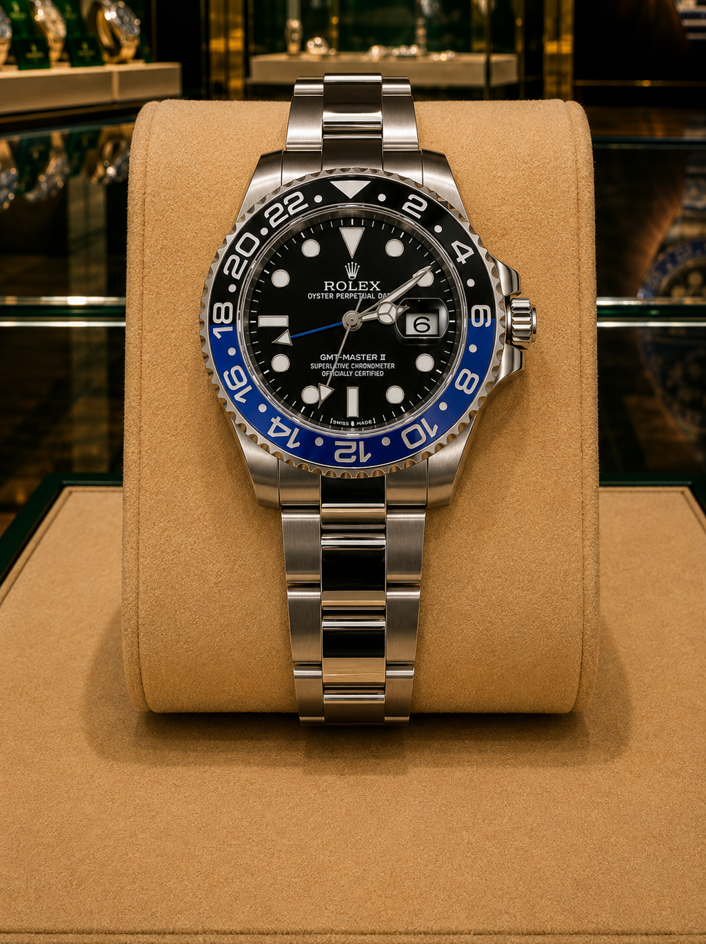 ROLEX GMT MASTER II "BATMAN-OYSTER"