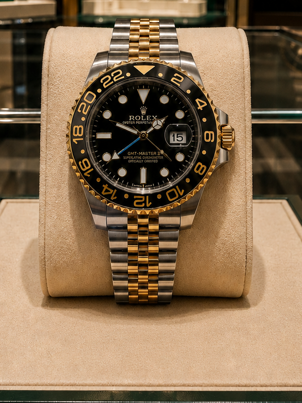 ROLEX GMT MASTER II "YELLOW GOLD-JUBILEE"