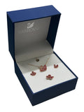 Swarovski set gift box red