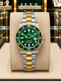 ROLEX SUBMARINER "TWO TONE GREEN-OYSTER"