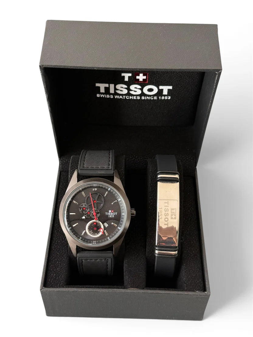 Tissot watch 40mm & bracelet set MATT