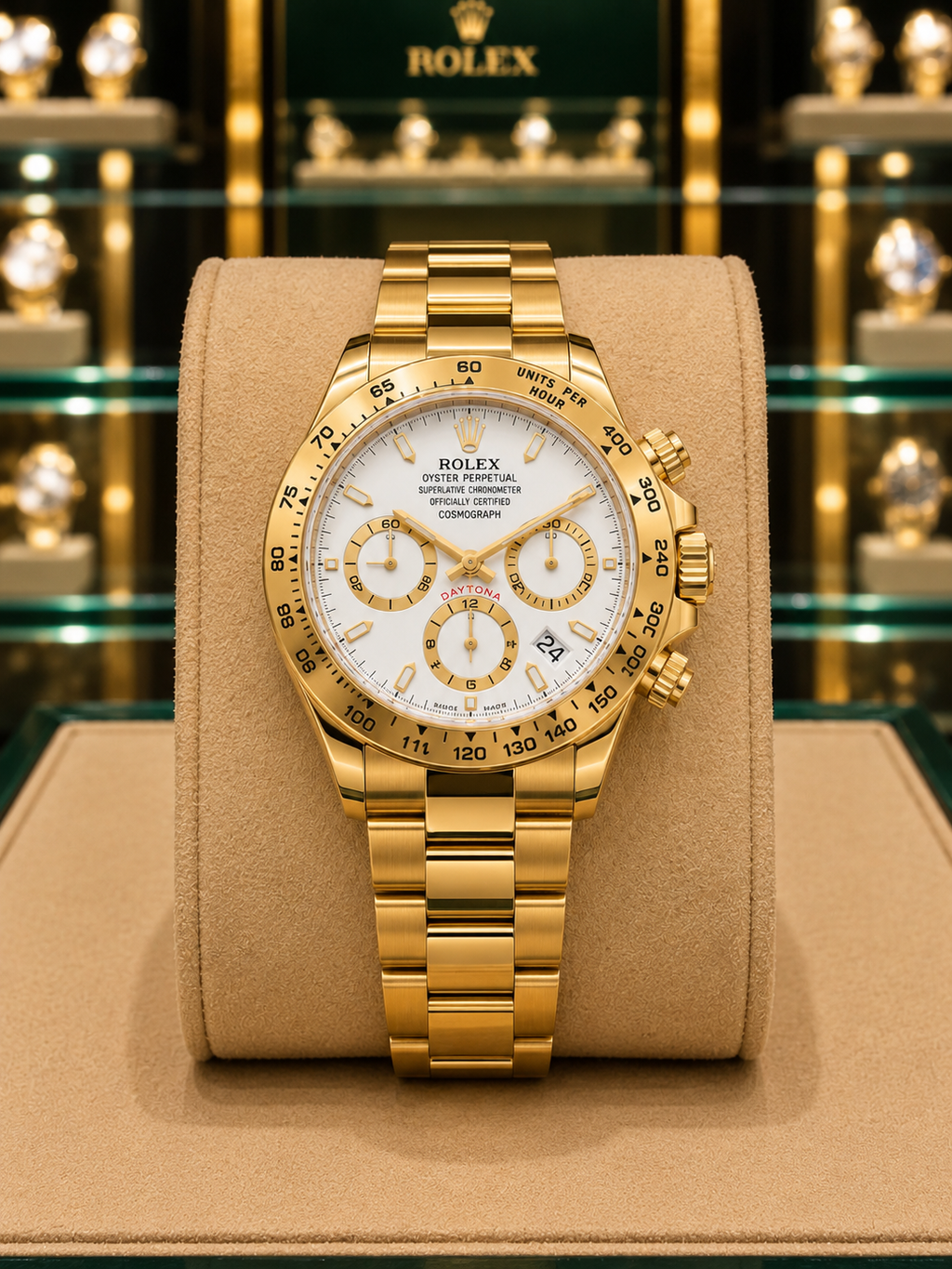 ROLEX DAYTONA CHRONOGRAPH "GOLD WHITE"