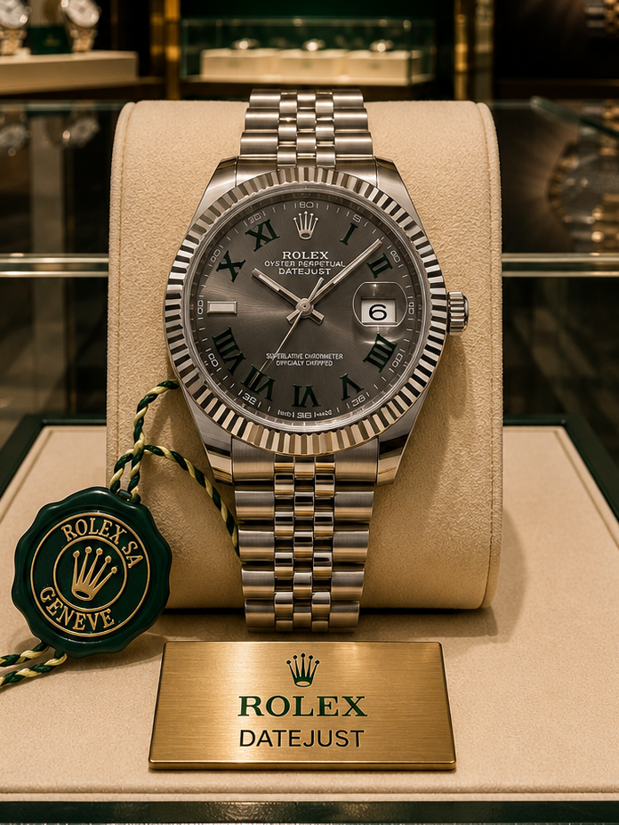 ROLEX AUTOMATIC - DATE JUST "GREY - JUBILEE"