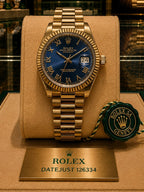 ROLEX AUTOMATIC - DATE JUST "BLUE - GOLD"
