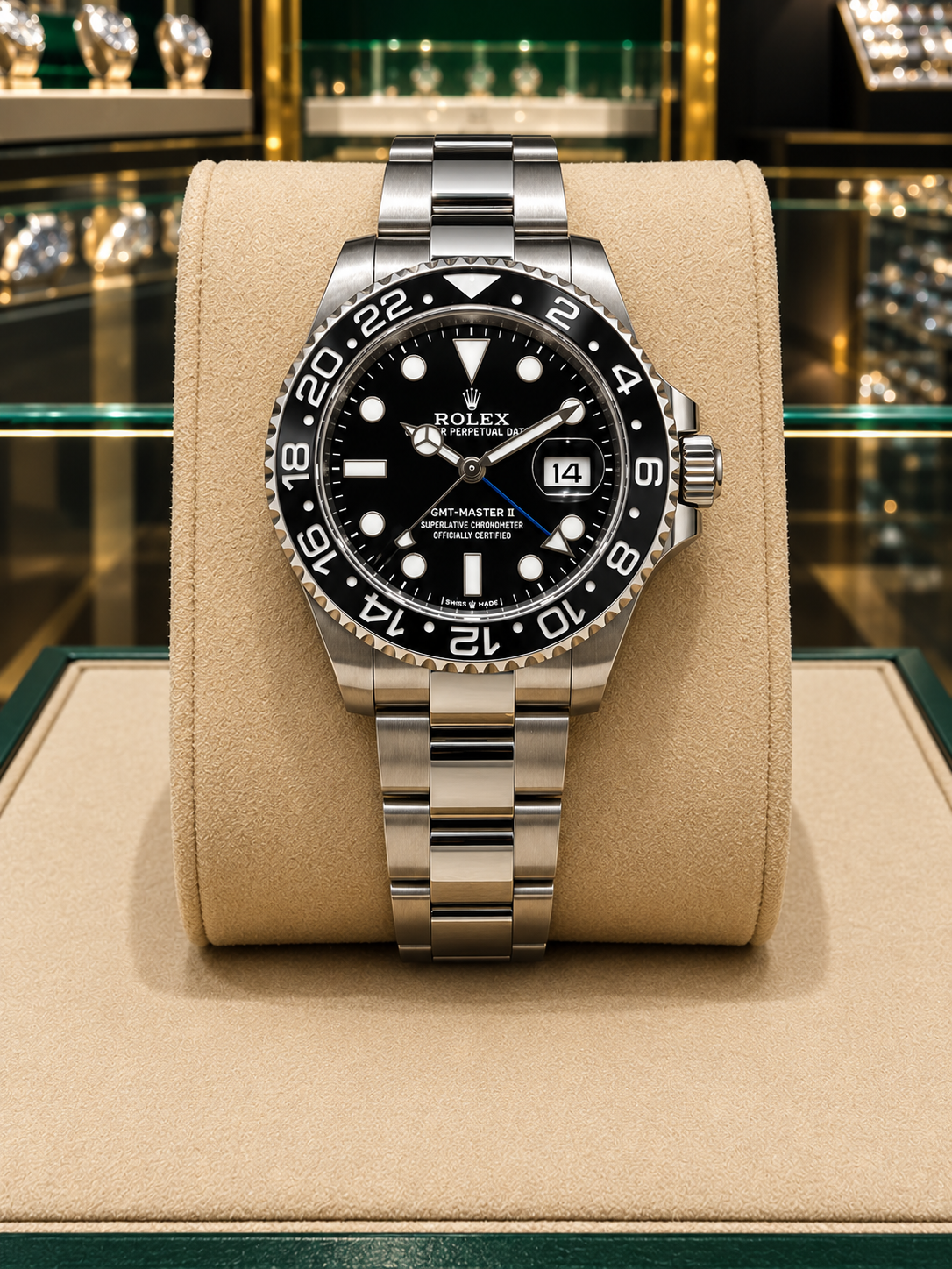 ROLEX GMT MASTER II "BLACK-OYSTER"