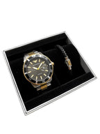 ARMANI Automatic Watch and Bracelet Set